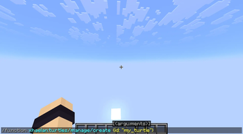 Creating a turtle