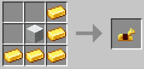 gold horse armor recipe