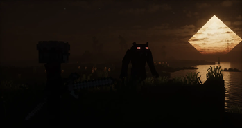 Dans fighting a Werewolf