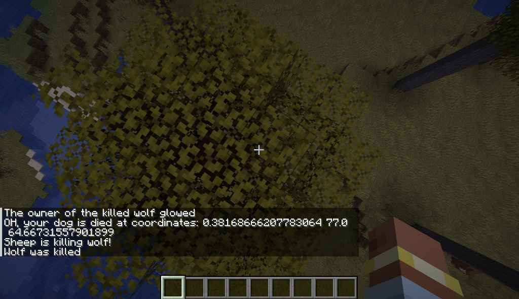 Tamed wolf died from sheep