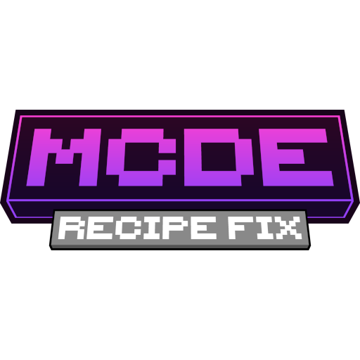 MCDE Recipe Fix