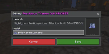 Item Customization