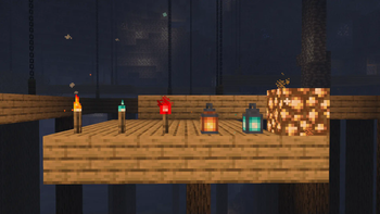 Light sources, new particles