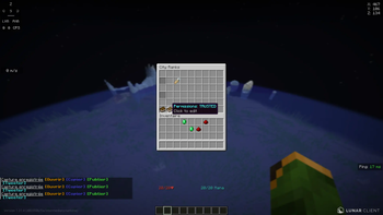 Permission menu for ranks