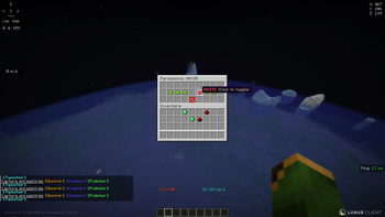 Edit permission menu