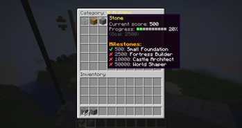Milestone progress