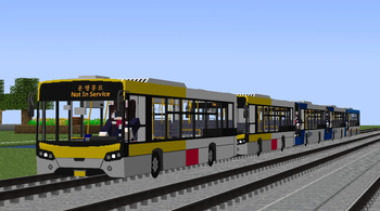 Mondrian livery (former Korean buses common livery)