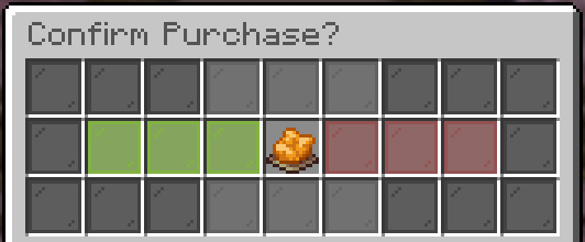 Purchase Confirmation Menu