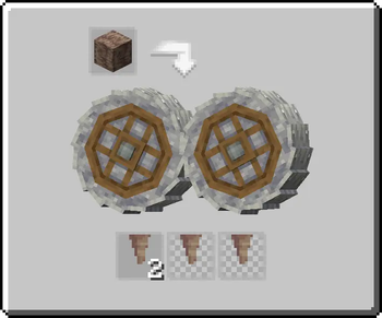 Dripstone crushing recipe