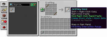 Ja'sCopy Wand Crafting Recipe