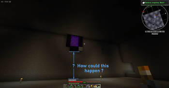 My early game nether portal