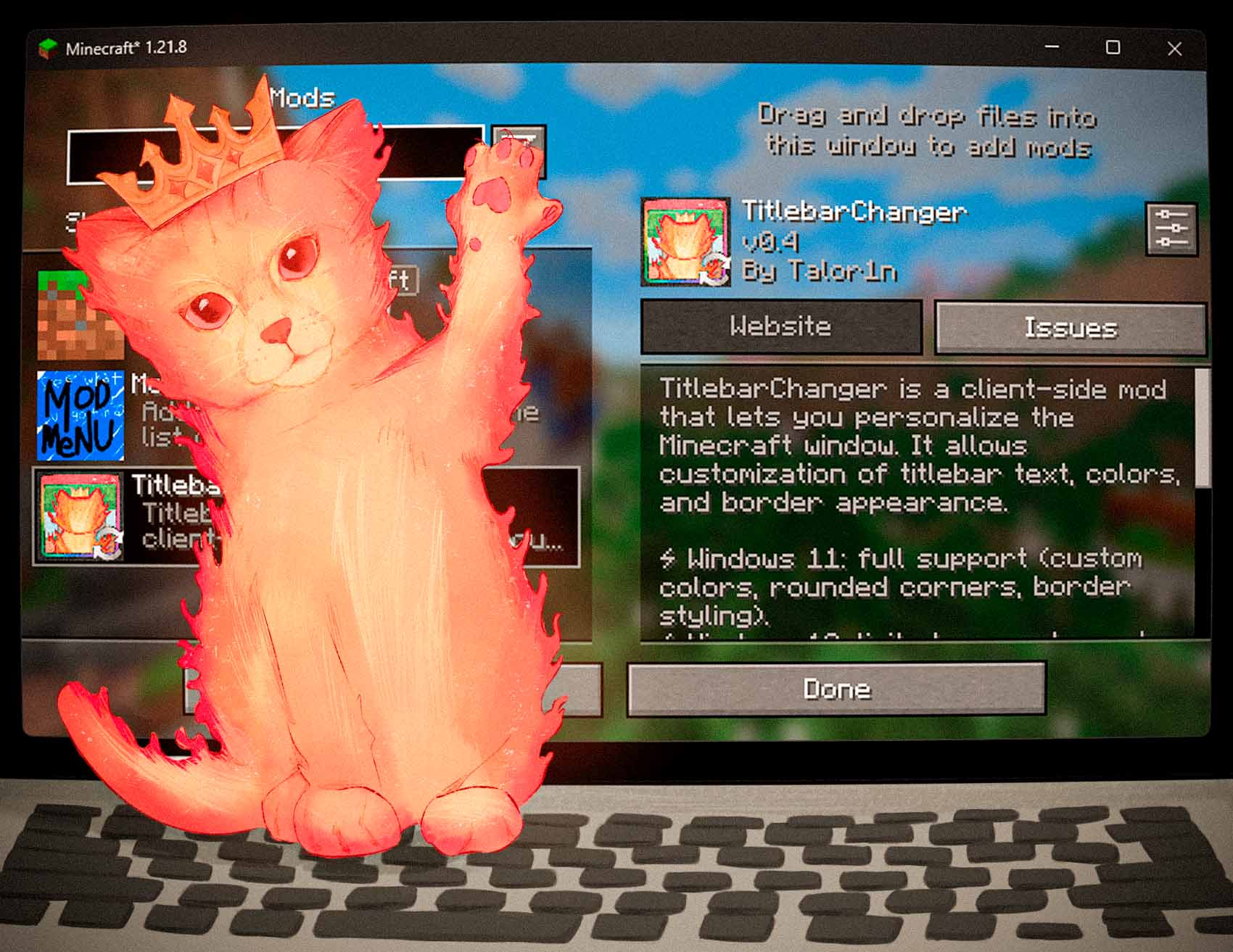 Crowned Cat Example