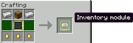 Inventory module recipe