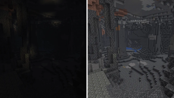 Comparison in caves