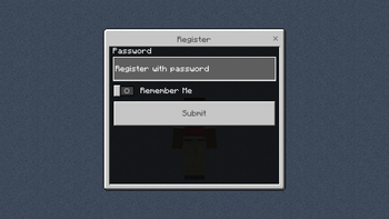 Custom Login/Register form