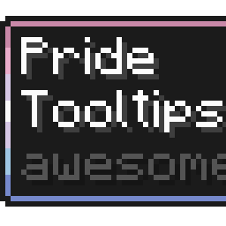 Bigender Pride Flag Tooltip (Frame-only 7-Color Turned)