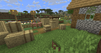 Bed on Hay Bales