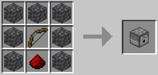 Add the deepslate to crafting