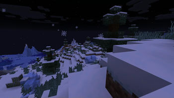 Snowy spaces, new biome
