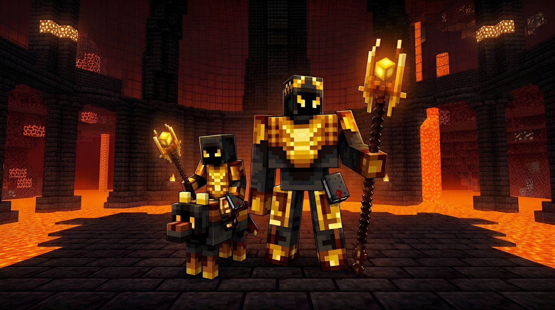 rendering of pyrium golems