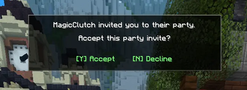 Party Invite request