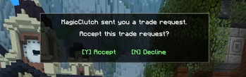 Trade request