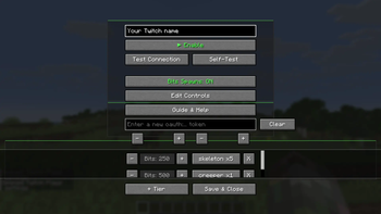 Main menu