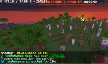 Timer and chat messages 