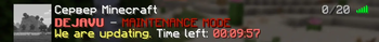 Server motd under maintenance 