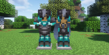 Armor on the armor stand