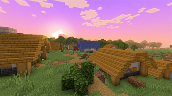 An overworld town