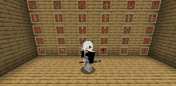 sheathed sword