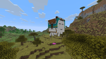 Happy Ghast with Cushion