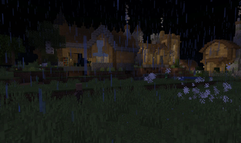 Creeper launching itself like a firework 