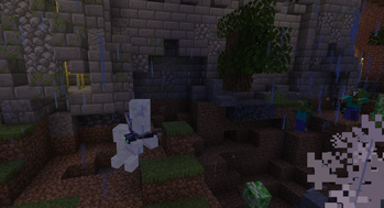 Creepers breaking in to let other mobs through