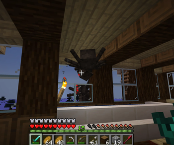 Spiders breaking windows and infiltrating