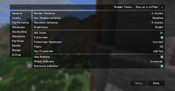 Mod for Improved Game setting