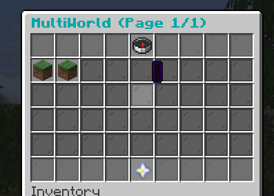 The Main GUI when you first join the server