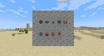 Currently available symbols