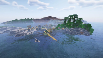 Village in the river