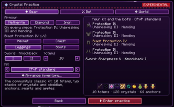 Crystal Practice gear (2.3.0)
