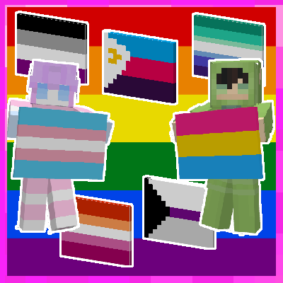 Decorative LGBT+ Wall Flags