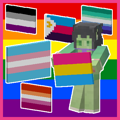 Decorative LGBT+ Wall Flags
