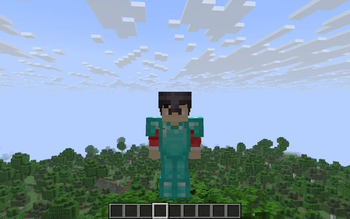 Netherite Helmet + Diamond Armour