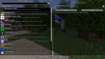 Mod menu