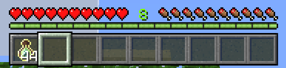 Bedrock's XP bar
