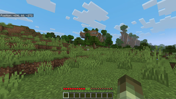 Resource pack with Raised + BedrockIfy mod