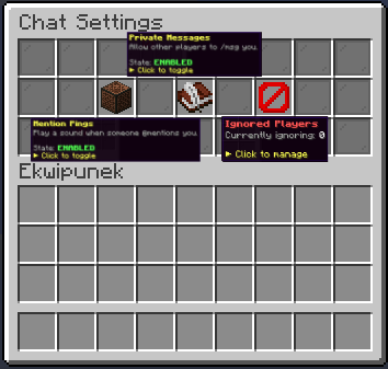 chat settings