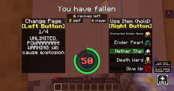 Self Revive Items