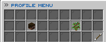 Profile Menu